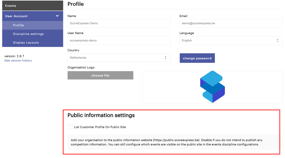 Publish Organisation